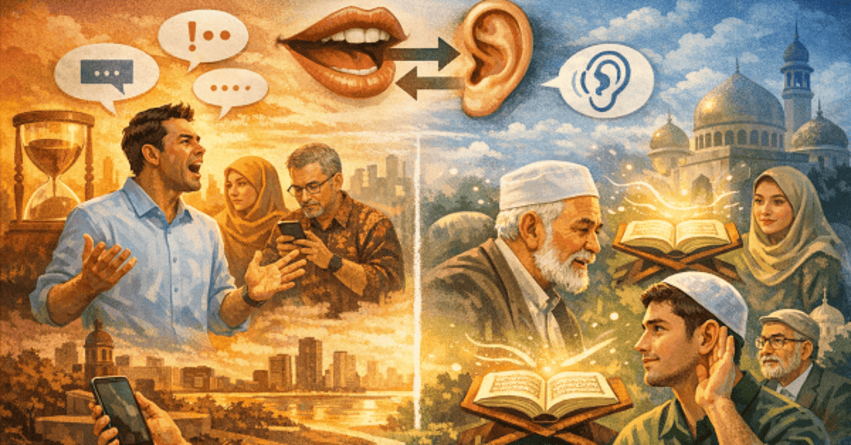 Fond of Speaking, Reluctant to Listen