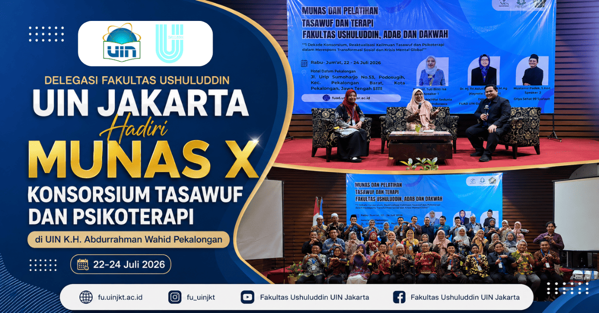 UIN K.H. Abdurrahman Wahid Pekalongan Hosts the 3rd National Congress of the Consortium for Sufism and Psychotherapy, Ushuluddin Faculty Delegates Strengthen Academic Collaboration
