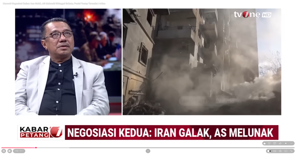 Analisis Geopolitik Prof. Kholid Al Walid: Dinamika Negosiasi Iran-AS dan Pergeseran Konstelasi Global