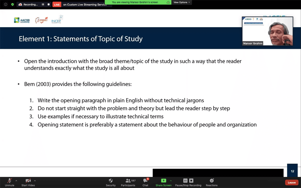 Online Research Workshop: Strategy and Upgraded Skills to Publish Robust Research in Scopus Q1 International Journals