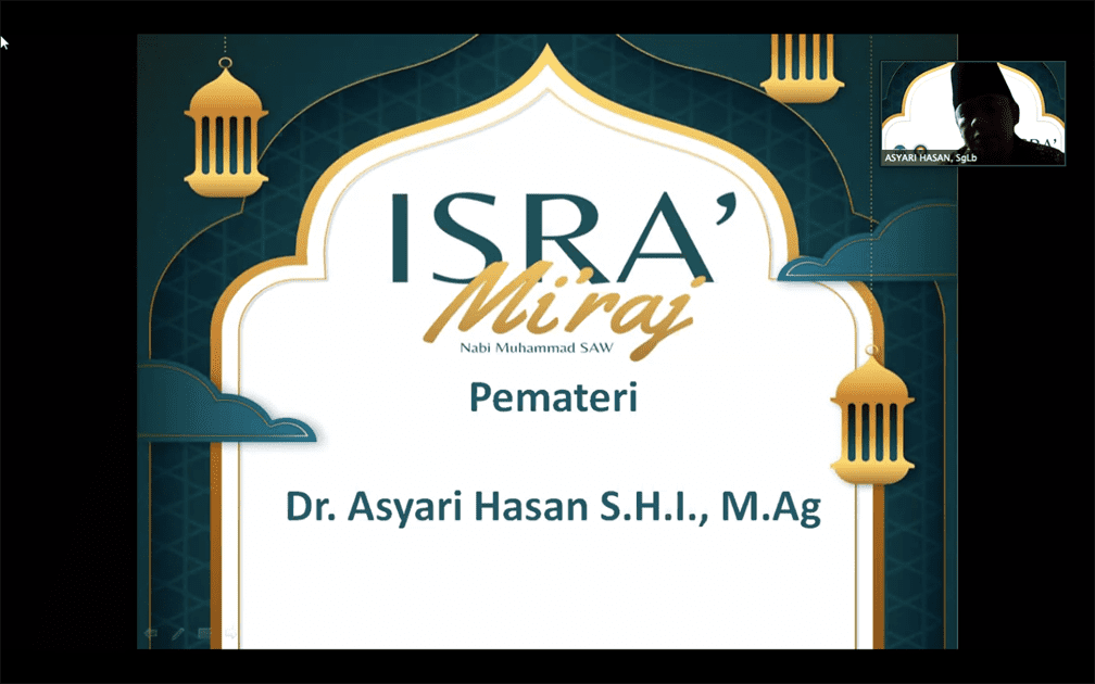 Peringatan Isra Mi'raj HMPS Perbankan Syariah