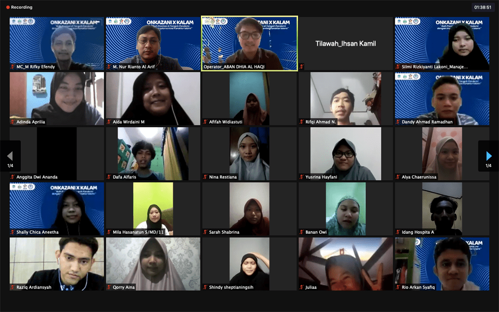 On-Kazani + Kalam: Achieve Achievements in the Midst of a Pandemic by Implementing Islamic Characters