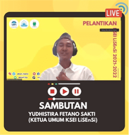 Pelantikan Kepengurusan LiSEnSi Periode 2021/2022