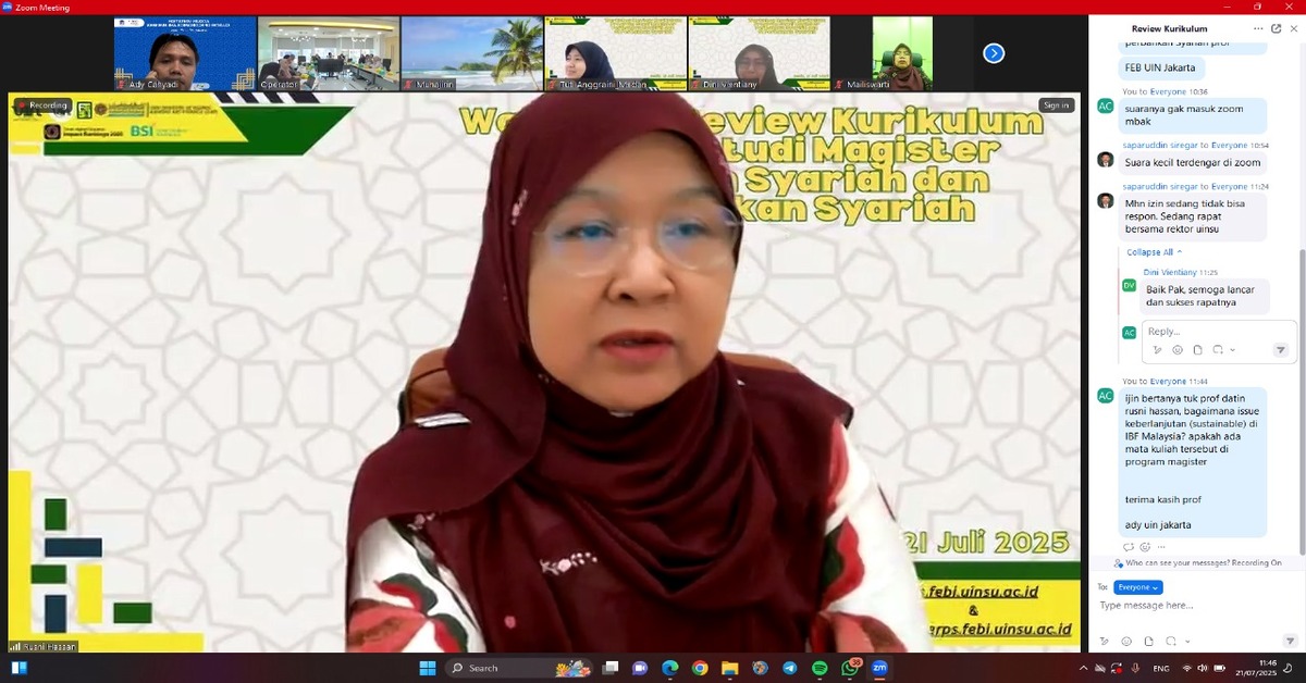 Reviu Kurikulum, Magister Perbankan Syariah FEB UIN Jakarta Hadiri Kegiatan FEBI UIN Sumatera Utara