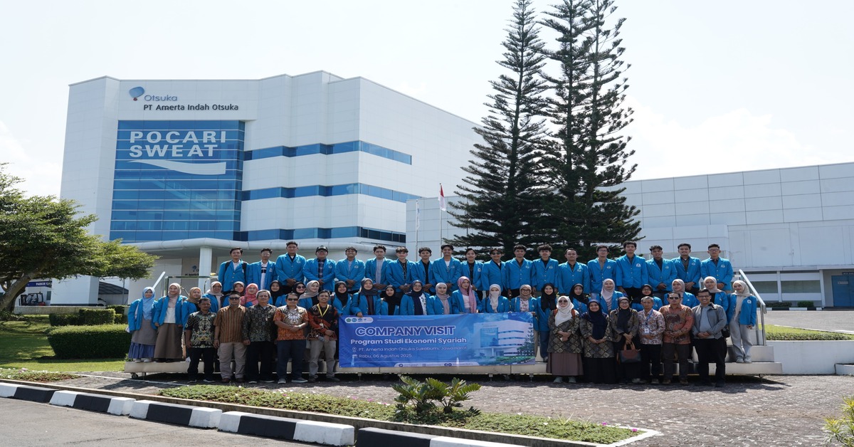 Harmonization with Industry, Sharia Economics Study Program Holds Company Visit to Otsuka Sukabumi