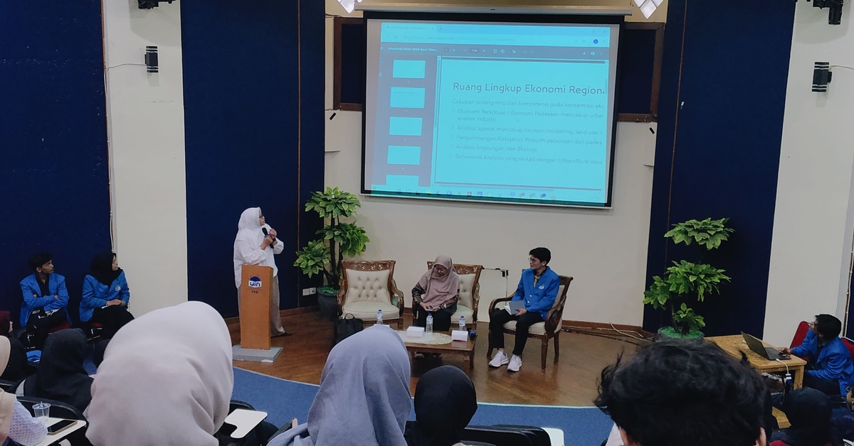 Dialog Konsentrasi Program Studi Ekonomi Pembangunan UIN Jakarta Beri Wawasan Mahasiswa Tentukan Peminatan