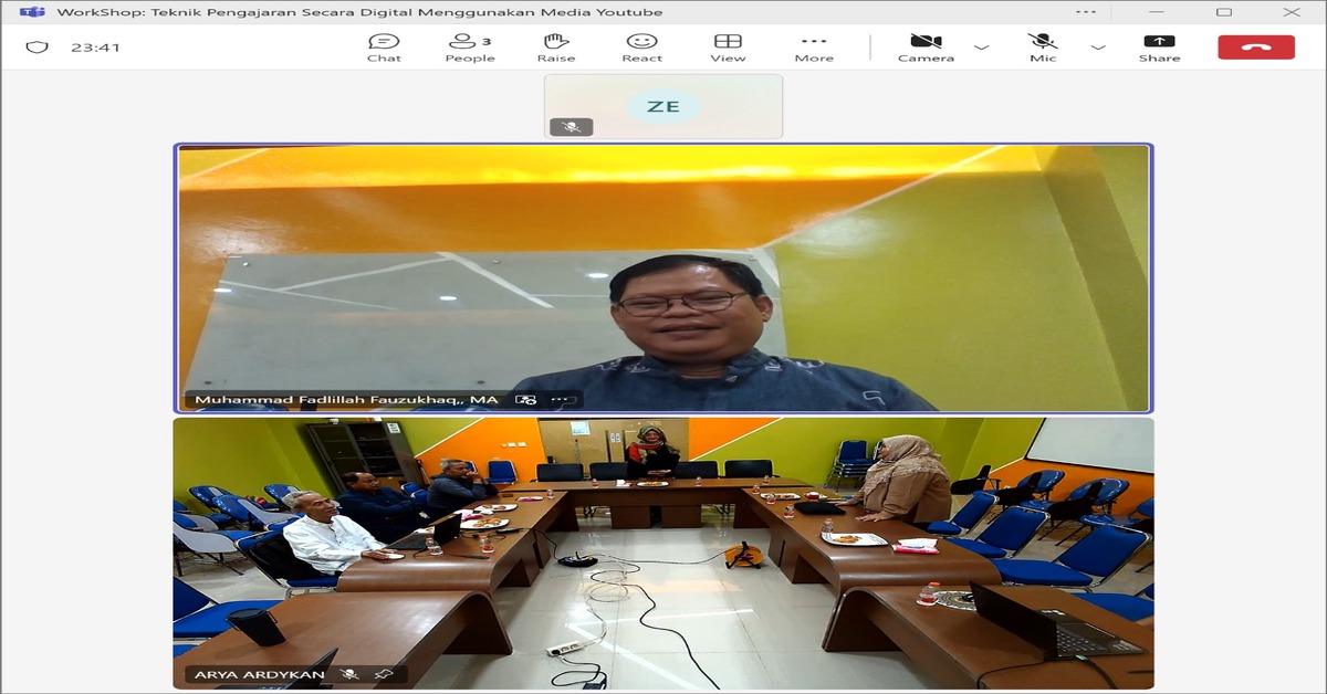 Preparing for Lectures, PLP FEB Holds Digital Teaching Workshop