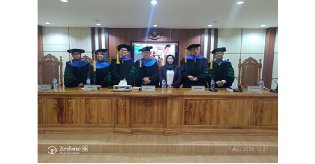 Sri Sabbahatun menjadi Doktor ke-41 yang menerima disertasi tentang Layanan Digital Perbankan Syariah Indonesia untuk Nasabah di Arab Saudi.