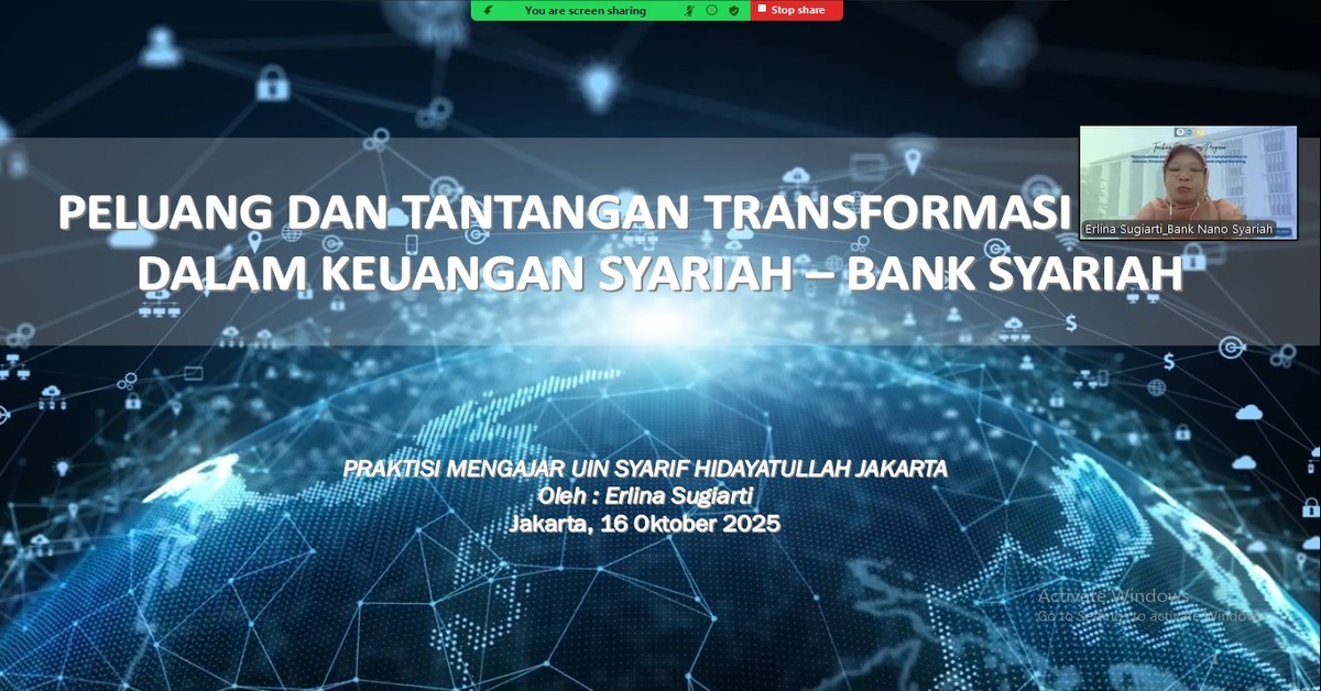 Sharia Banking Study Program Holds Practitioner Teaching Session with Theme of Digital Transformation for Banking Competitiveness