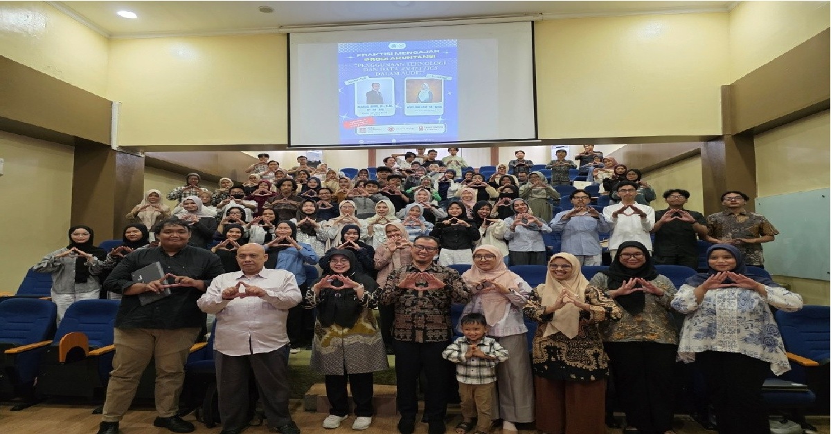 Program Studi Akuntansi mengadakan Forum Praktisi Mengajar dengan Akuntan Publik bertema Penggunaan Teknologi dan Data Analytic dalam Audit