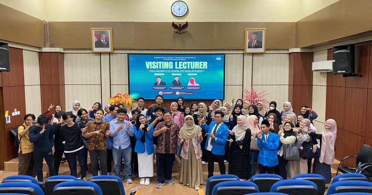 Prodi Magister Ekonomi Syariah Gelar Visiting Lecture Tentang Sharia Governance Framework