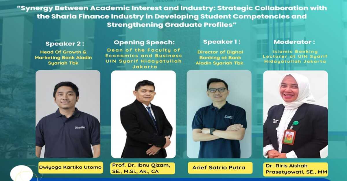 Bersama Bank Aladin Syariah Prodi Perbankan Syariah Gelar Studium General