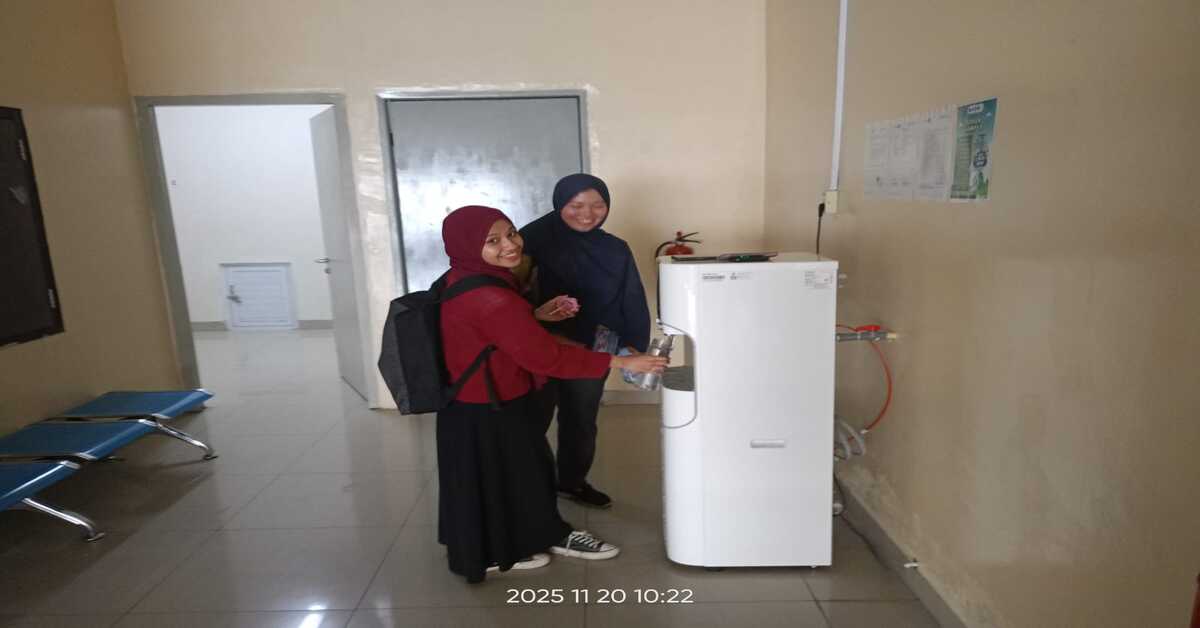 Optimalkan Water Purifier, Mahasiswa Nyaman Beralih Ke Tumbler