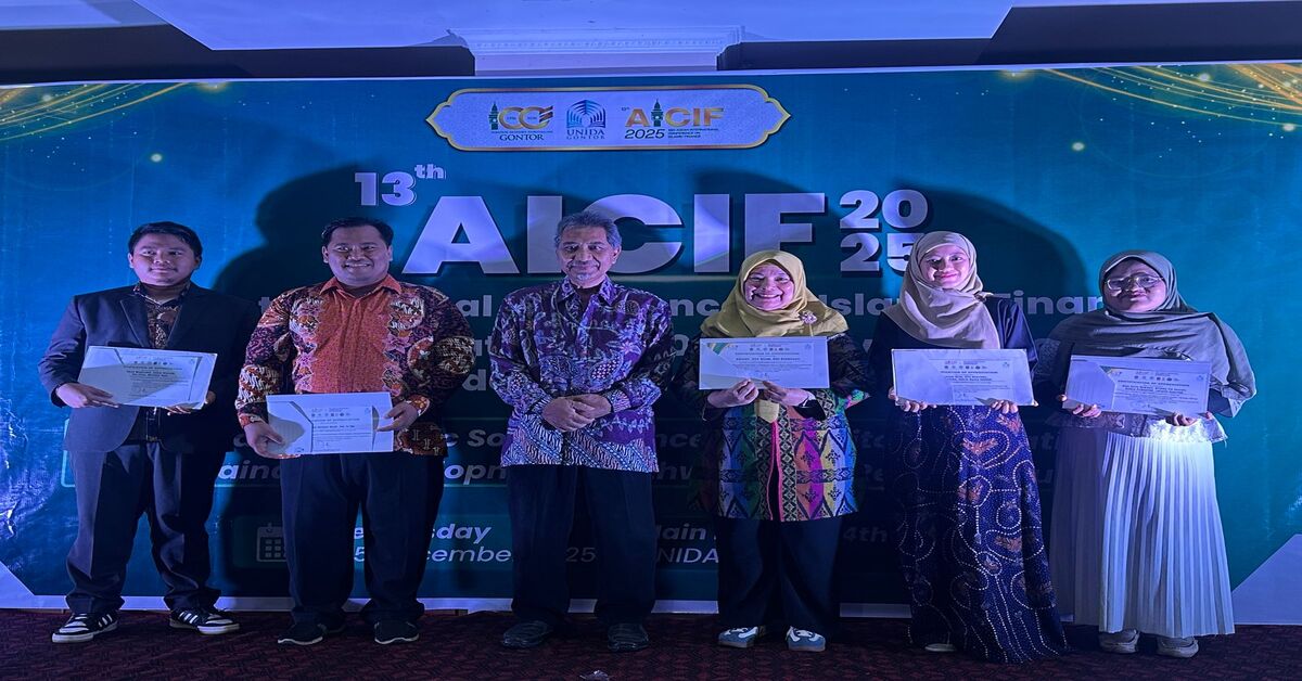 The 13th AICIF Ponorogo, FEB UIN Jakarta Pulang Membawa Penghargaan 3 Best Paper