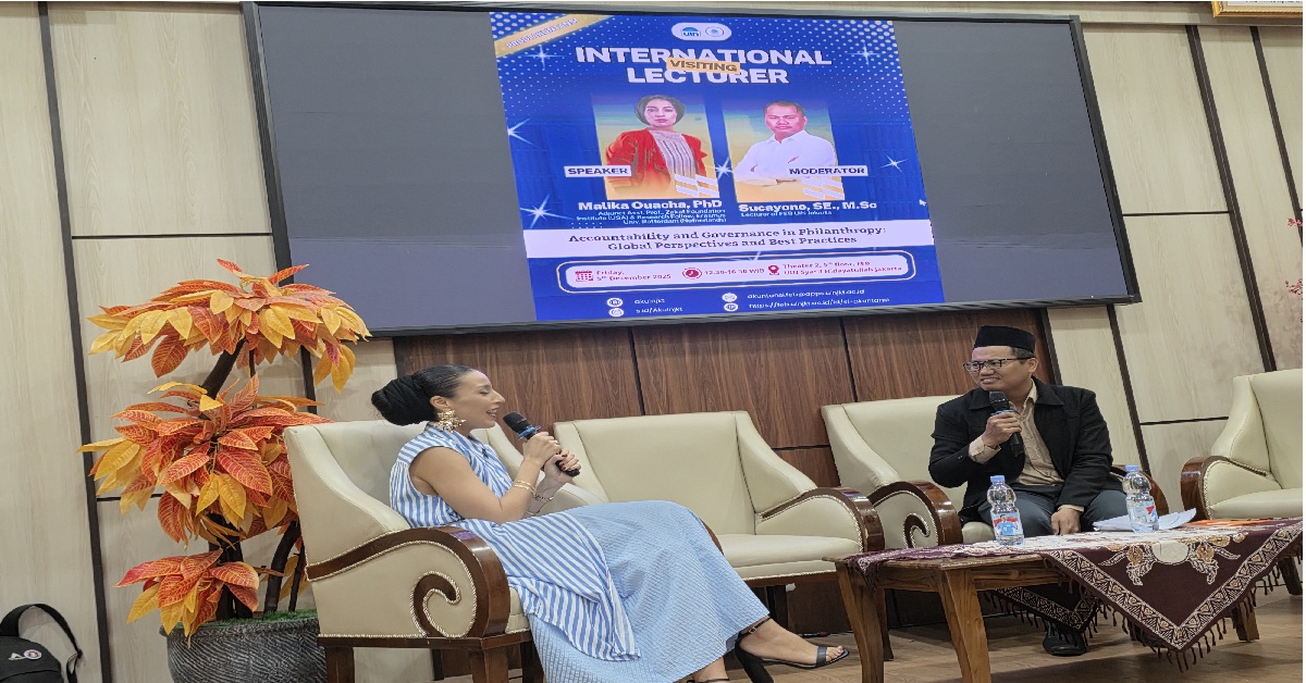 Prodi Akuntansi adakan International Visiting Lecturer mengambil tema "Accountability and Governance in Philanthropy: Global Perspectives, Best Practices"