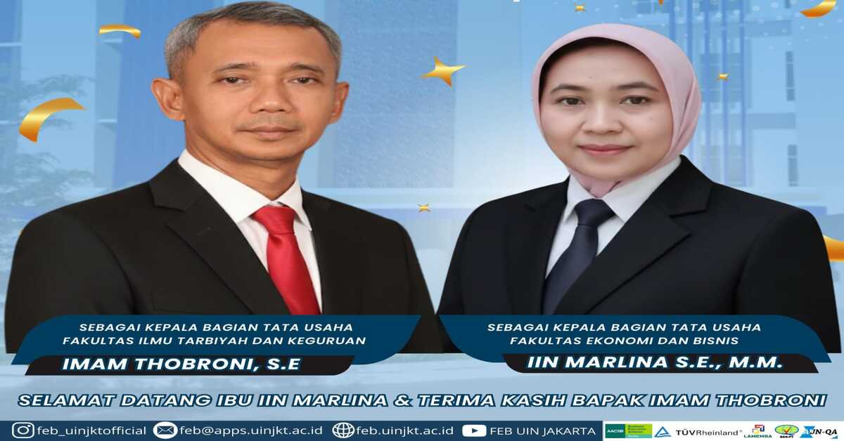 Pergantian Kabag TU FEB: Terima Kasih Imam Thobroni, Selamat Datang Iin Marlina