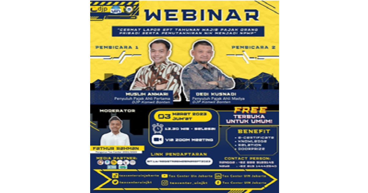 WEBINAR SPT Tahunan