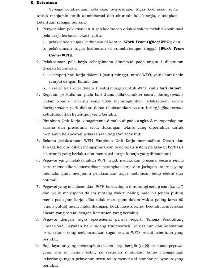 SE REKTOR 10 2026 PENYESUAIAN PELAKSANAAN TUGAS KEDINASAN__3