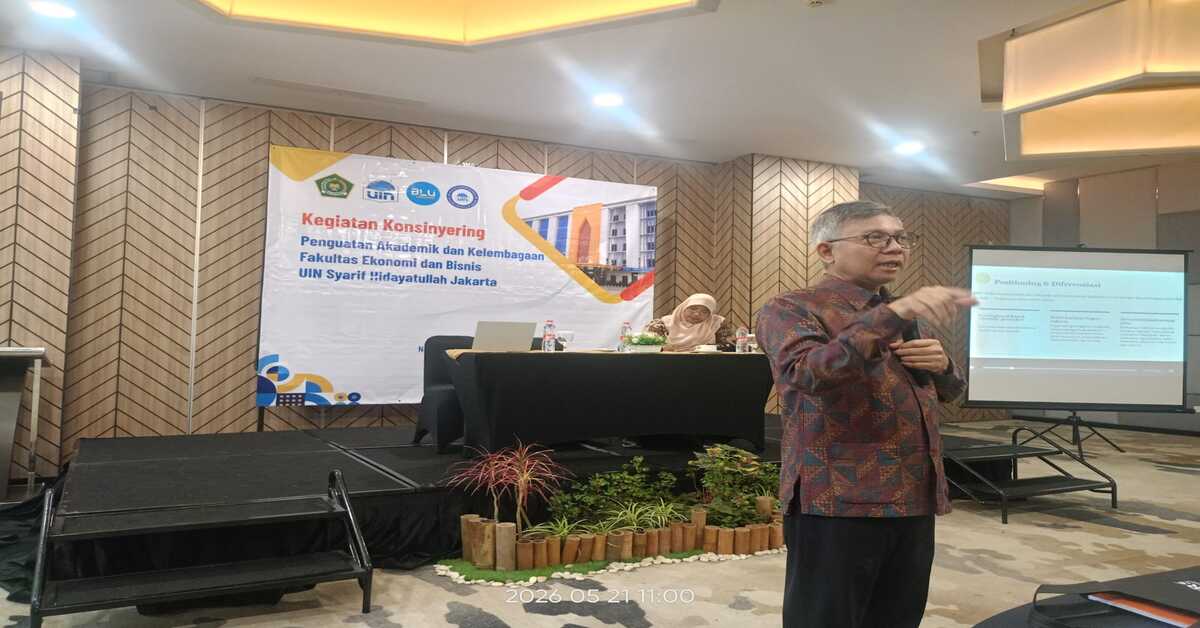 Akselerasi Mutu Kelembagaan, FEB UIN Syarif Hidayatullah Jakarta Gelar Konsinyering Penguatan Akademik Bersama Direktur MBA UGM