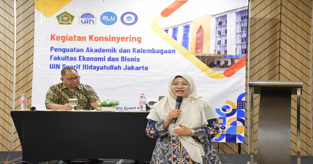 To Improve Academic Quality and Meet International Standards, the Faculty of Economics and Business at UIN Jakarta Hosts the Associate Dean of the Faculty of Economics and Business at Airlangga University for a Workshop
