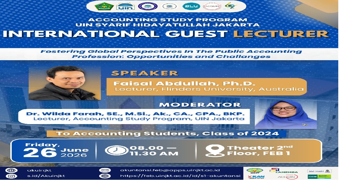 Prodi Akuntansi adakan International Guest Lecturer bidang Auditing dengan narasumber dari Adelaide Institute of Higher Education Australia