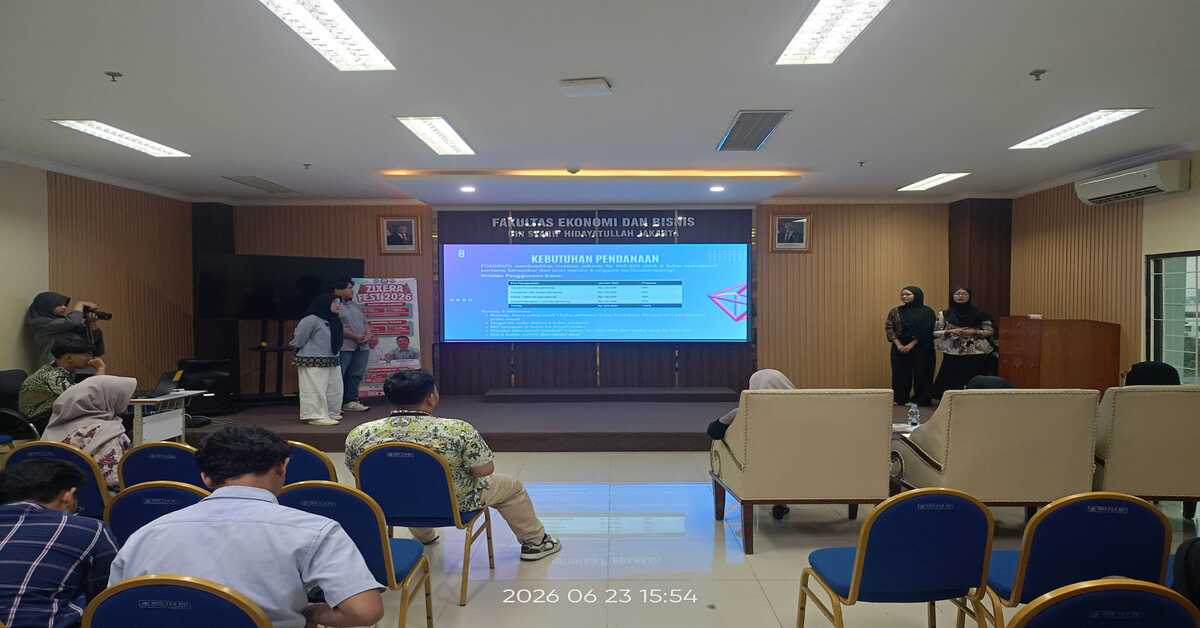 Sinergikan Teori dan Praktik Nyata, Prodi Manajemen FEB UIN Jakarta Gelar Grand Final Business Plan Competition "Zixera Fest 2026"
