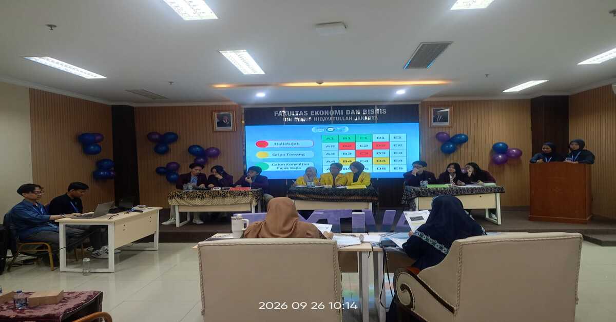 UIN Jakarta Tax Center Successfully Hosts the Taxtival 2026 Grand Final: A National Tax Competition to Foster a Tax-Conscious Young Generation