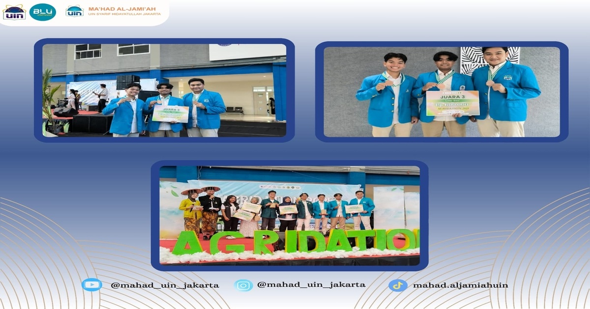 Mahasiswa UIN Jakarta Raih Juara 3 Debat Nasional Agridation 2025