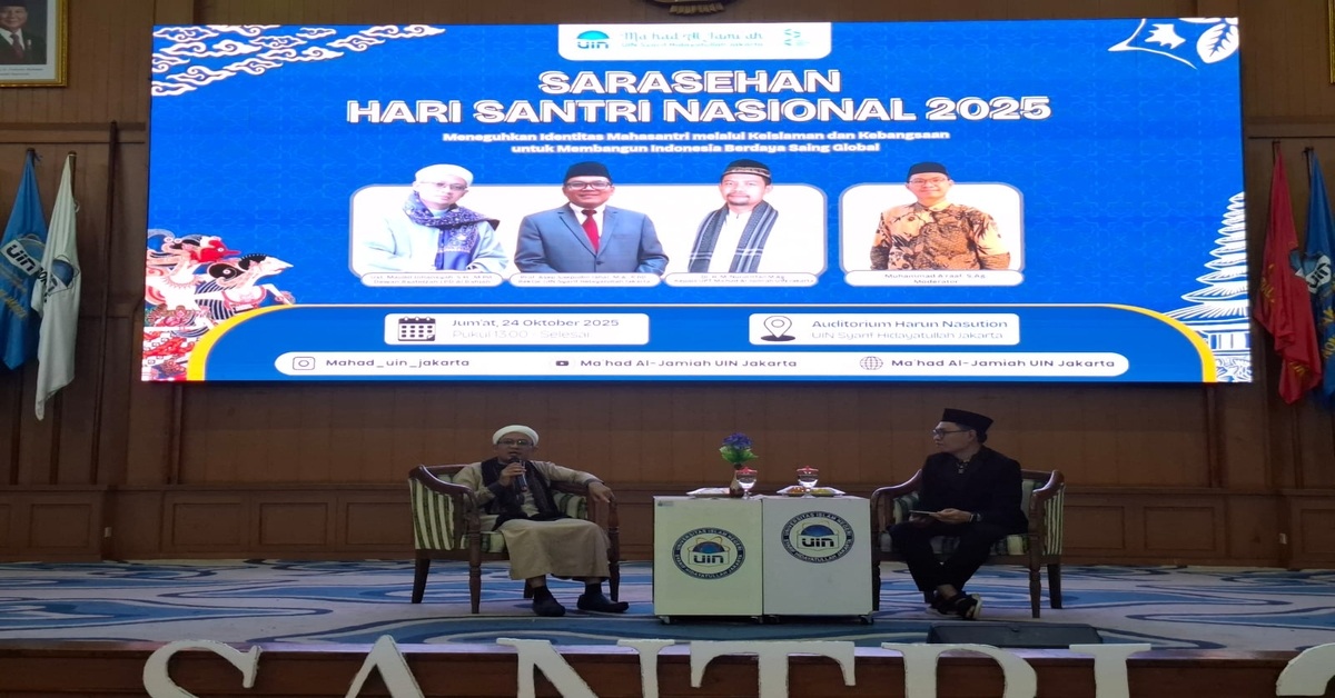 Sarasehan Hari Santri Nasional 2025: Meneguhkan Identitas Mahasantri di Era Global