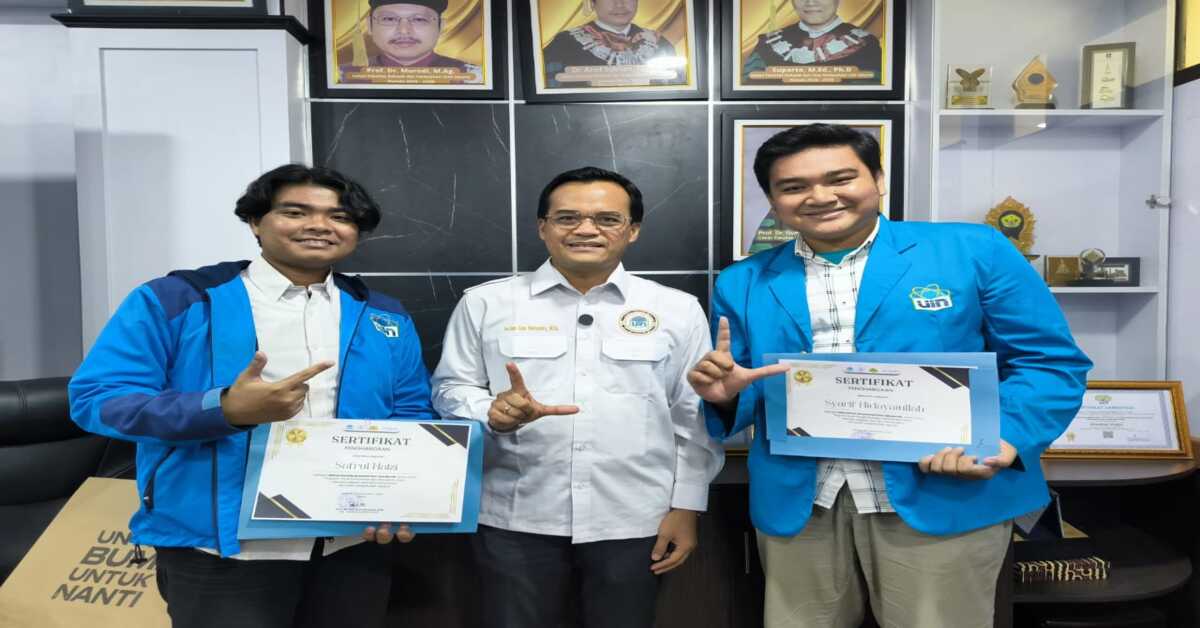 Mahasiswa Ma’had Al-Jami'ah UIN Jakarta Raih Penghargaan Mahasiswa Berprestasi dari FIDKOM