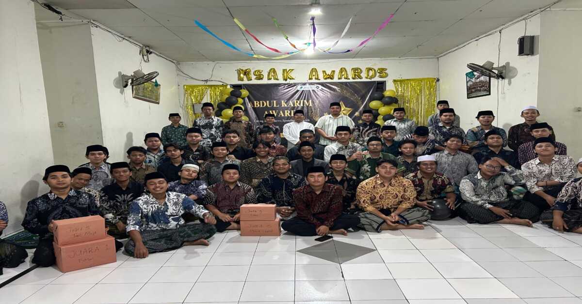 Apresiasi Dedikasi Anggota, Mudabbir MSAK Sukses Gelar Malam Penganugerahan "Abdul Karim Awards"