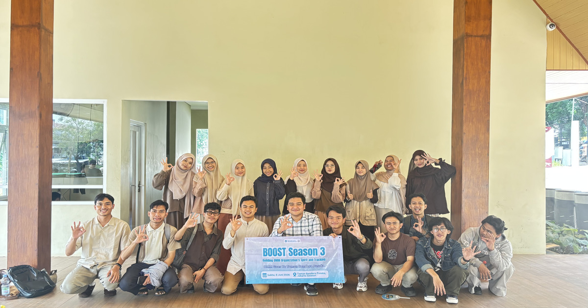 Pererat Solidaritas, OMM Ma'had Al-Jami'ah UIN Jakarta Sukses Gelar BOOST Season 3
