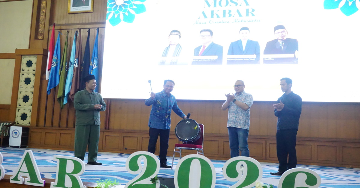Mahad Al-Jami'ah UIN Syarif Hidayatullah Jakarta Gelar MOSA Akbar 2026, Teguhkan Peran Strategis Mahasantri Berkarakter dan Berjiwa Pemimpin