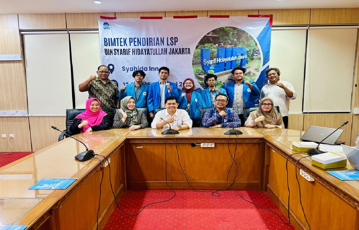 Lembaga Sertifikasi Profesi (LSP) UIN Jakarta mengadakan bimbingan teknis pendirian LSP UIN Jakarta