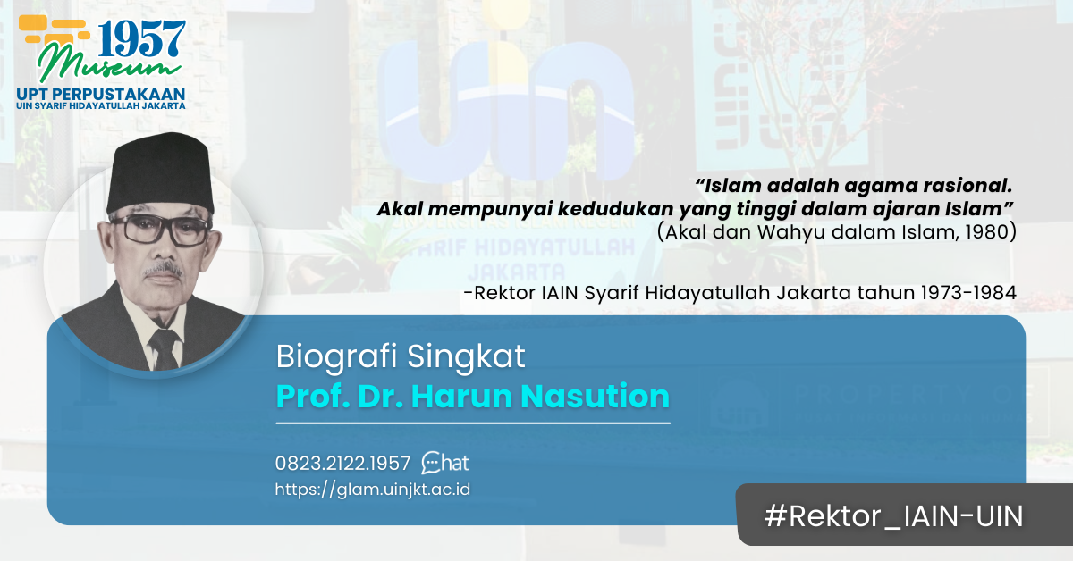 Biografi Singkat Prof. Dr. Harun Nasution