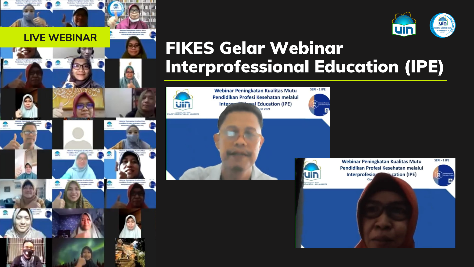 FIKES Gelar Webinar Interprofessional Education