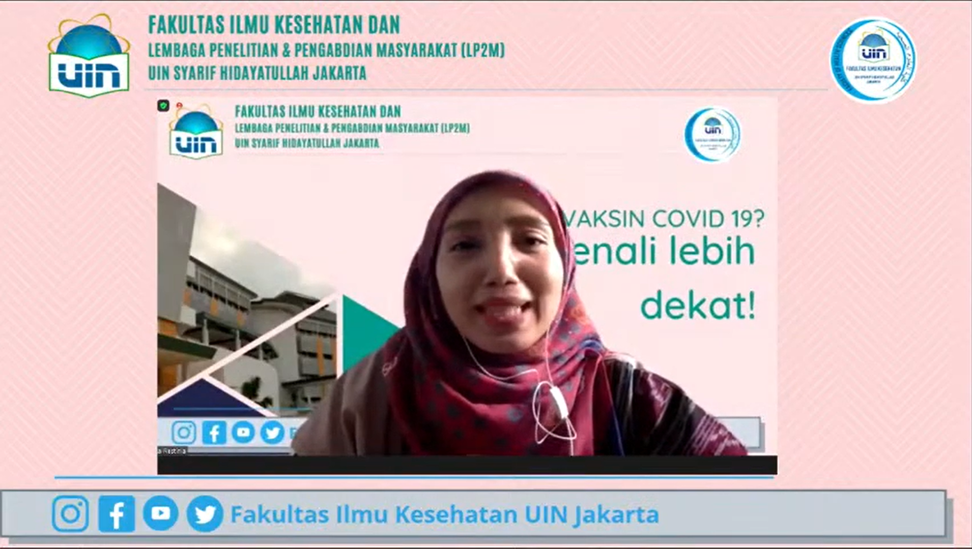 FIKES Gelar Webinar Kenali Vaksin Lebih Dekat