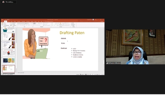Prodi Farmasi Menggelar Workshop Teknik Drafting Paten