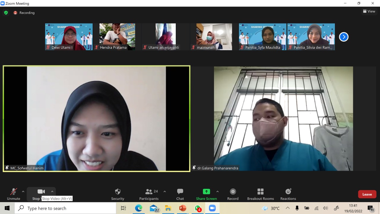 Kelompok PBL 13 Gelar Sharing Session Penyintas Covid-19 secara Daring