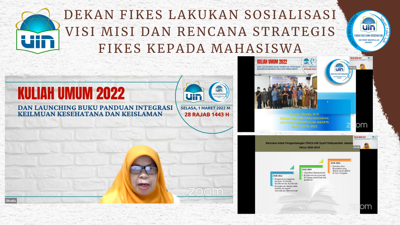 Dekan Fikes Lakukan Sosialisasi Visi Misi dan Renstra kepada Mahasiswa