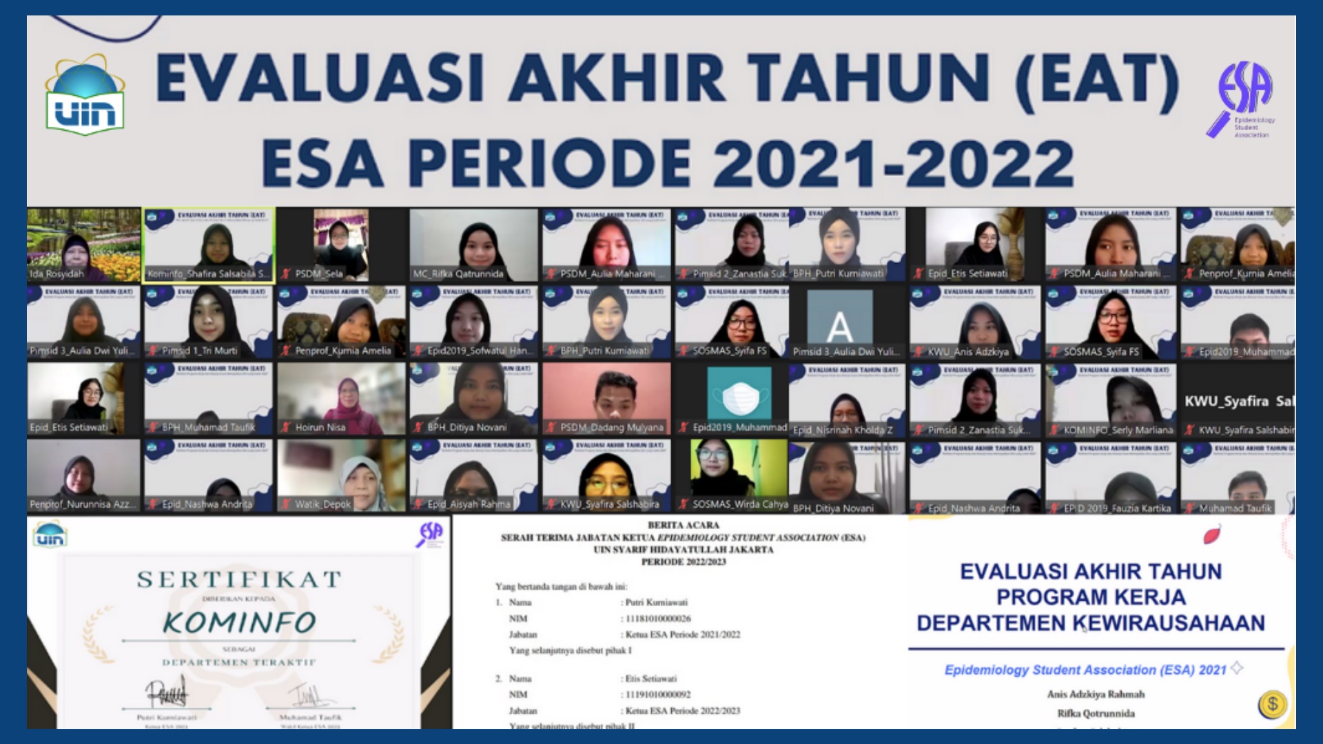 Evaluasi Akhir Tahun Epidemiology Student Association 2021-2022