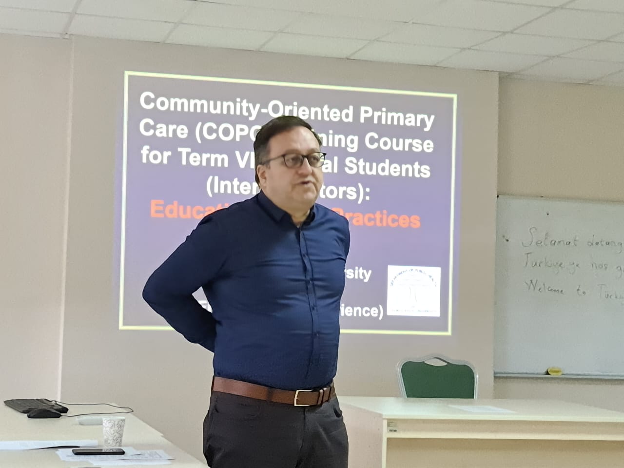 "Public Health Education in Indonesia" Presentasi Lintang, Mahasiswa PSKM di Dokuz Eylul University, Turki