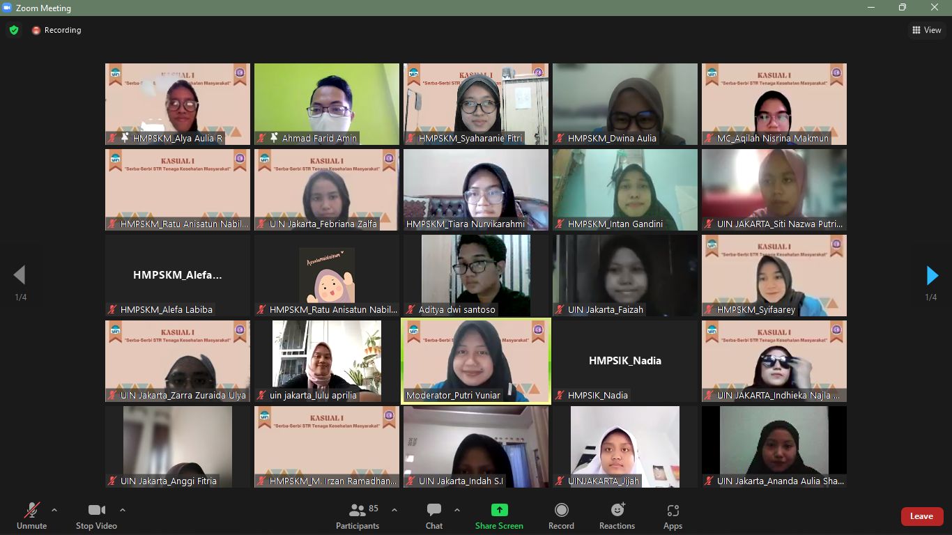 Kajian Isu Virtual 2022 oleh Himpunan Mahasiswa Kesehatan Masyarakat