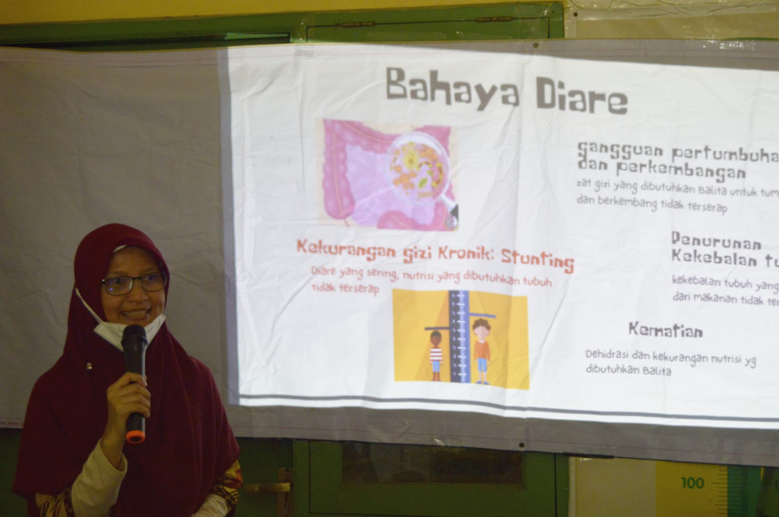 Kegiatan Penyuluhan Diare Untuk Mencegah Stunting di Kelurahan Pisangan