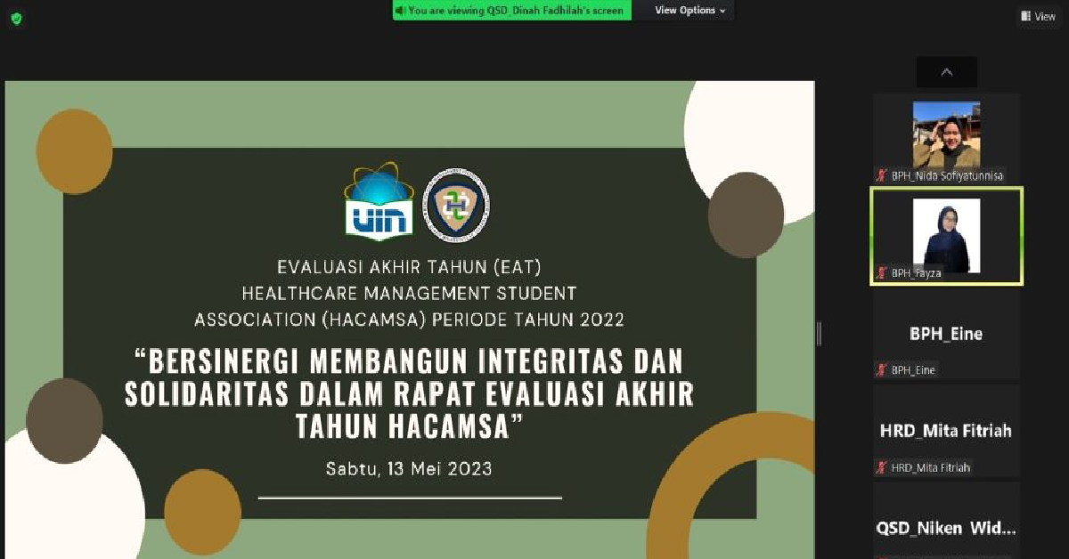 Evaluasi Akhir Tahun HACAMSA Periode 2021-2022