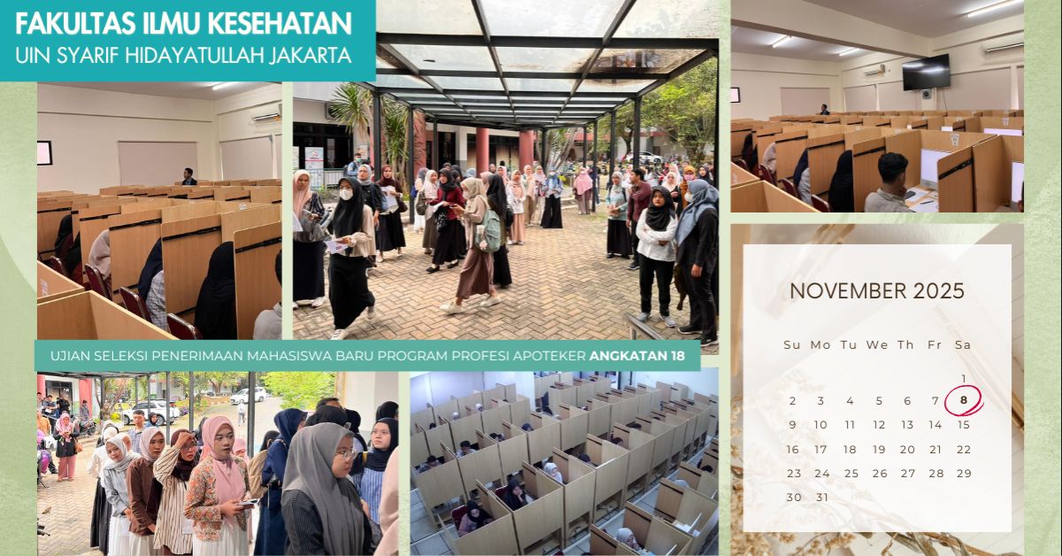 Pharmacist Candidate Selection for the Faculty of Health Sciences, UIN Syarif Hidayatullah Jakarta, 18th Batch: 207 Participants Take CBT and Essay Tests