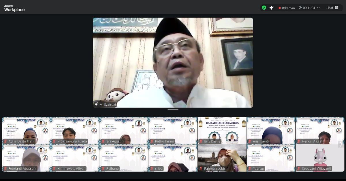 Menggapai Keutamaan Sepuluh Malam Terakhir Ramadhan dalam Kajian “Ramadhan Harmonis” Fakultas Ilmu Kesehatan UIN Jakarta