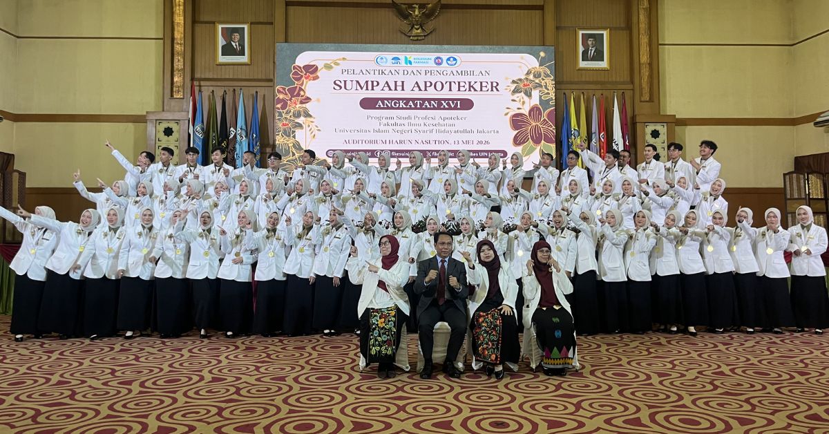 Angkat Sumpah Apoteker Angkatan ke-16 FIKES UIN Jakarta: Lulus 100% UKOMNAS, Siap Mengabdi untuk Profesi
