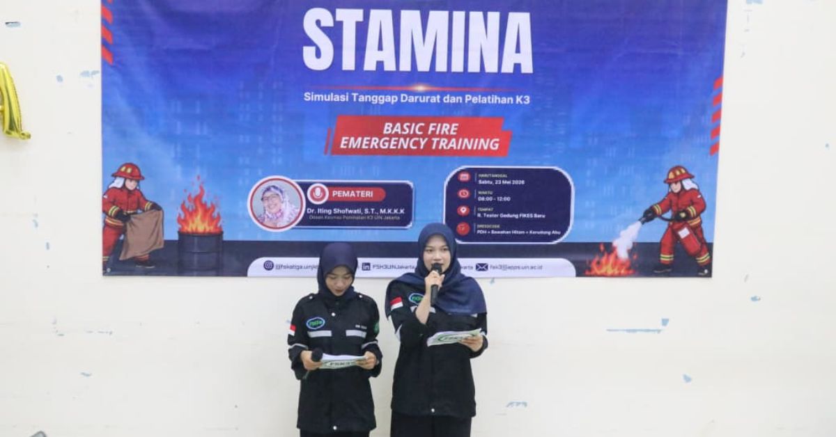 FSK3 FIKES UIN Jakarta Selenggarakan Pelatihan Tanggap Darurat Kebakaran Melalui Program STAMINA