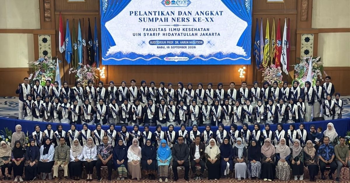 UIN Jakarta Nursing Professional Program Holds the 20th Nurse Inauguration and Oath-Taking Ceremony, Welcomes 81 New Registered Nurses